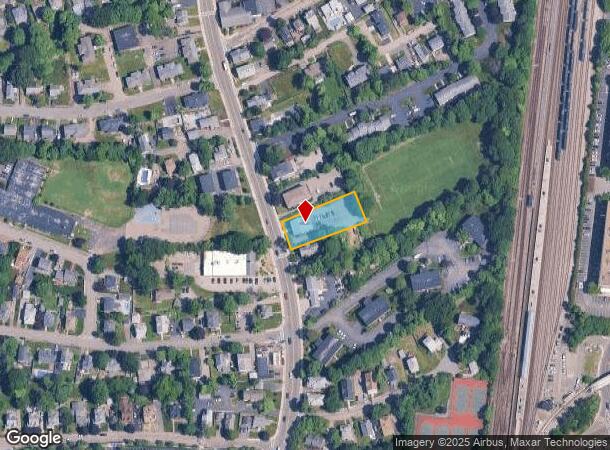654 Washington St, Braintree, MA Parcel Map