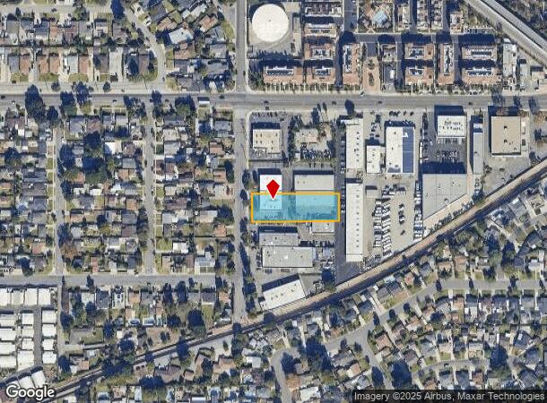 134 S Valencia Ave, Glendora, CA Parcel Map