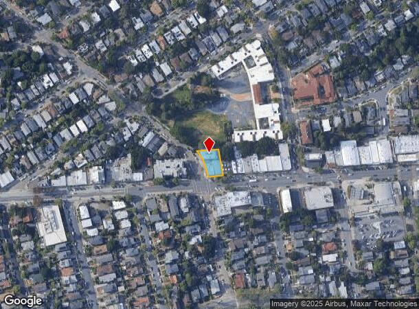1741 Solano Ave, Berkeley, CA Parcel Map