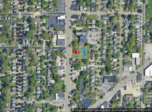  895 N Main St, Akron, OH Parcel Map