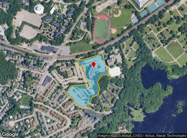 51 Sawyer Rd, Waltham, MA Parcel Map