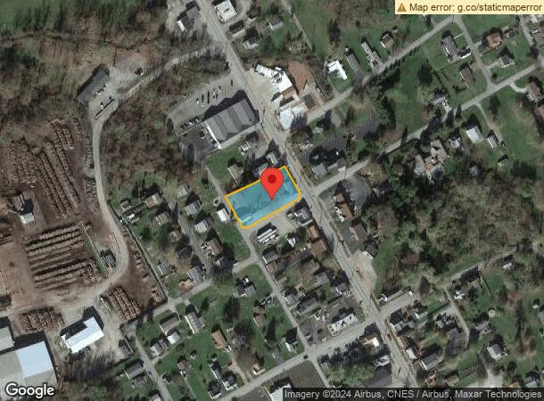  1186 W National Pike, Hopwood, PA Parcel Map