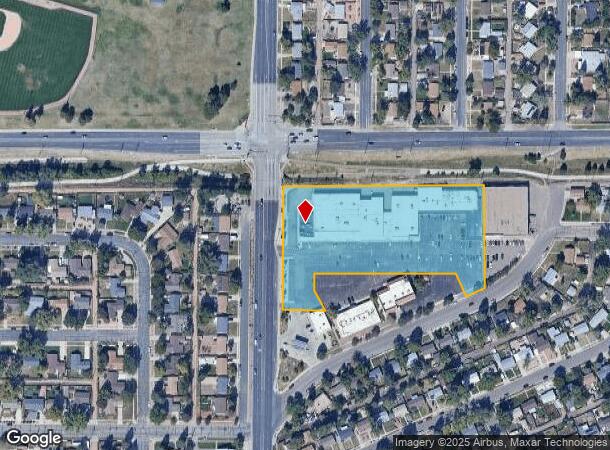  1825 N Circle Dr, Colorado Springs, CO Parcel Map