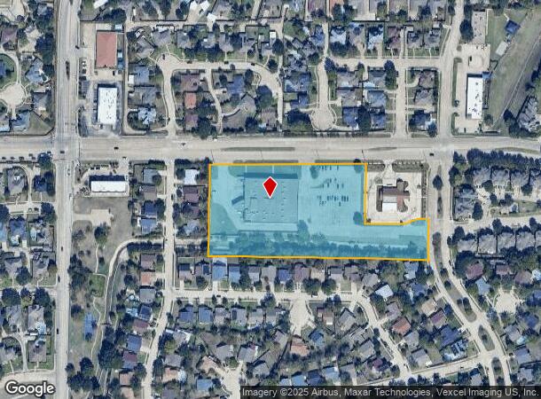  2416 Keller Springs Rd, Carrollton, TX Parcel Map