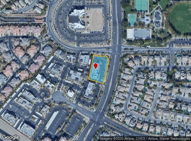  3555 S Town Center Dr, Las Vegas, NV Parcel Map