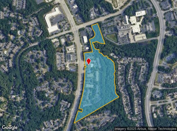 3640 Peachtree Industrial Blvd, Duluth, GA Parcel Map