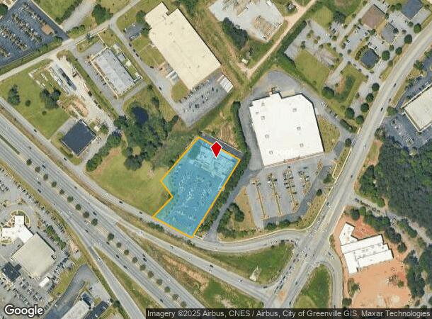  1011 Frontage Rd, Greenville, SC Parcel Map