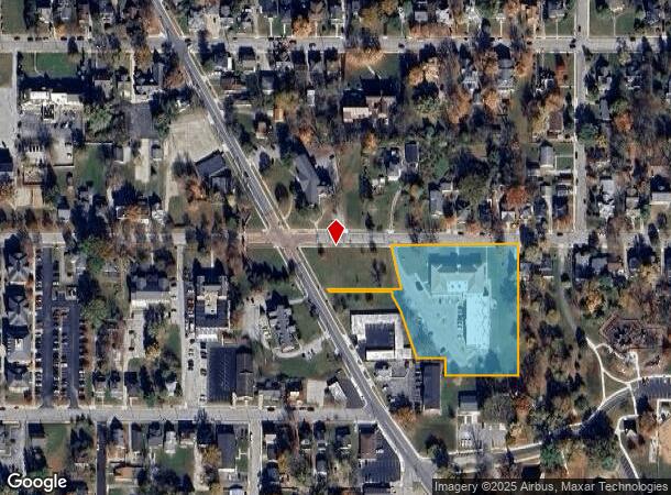  522 Anderson St, Greencastle, IN Parcel Map