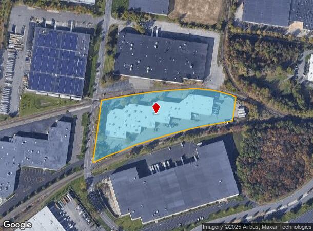 160 Fieldcrest Ave, Edison, NJ Parcel Map