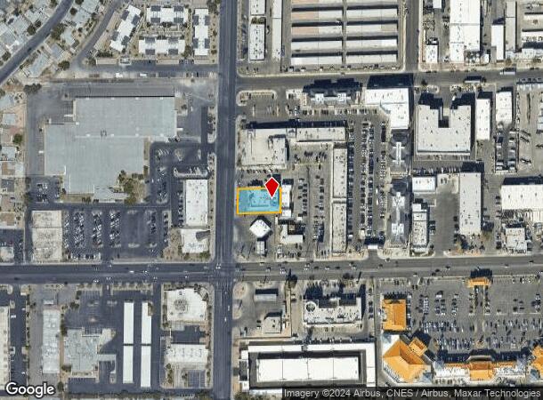  3460 Arville St, Las Vegas, NV Parcel Map