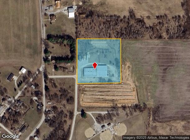 1075 S Washington St, Wolflake, IN Parcel Map