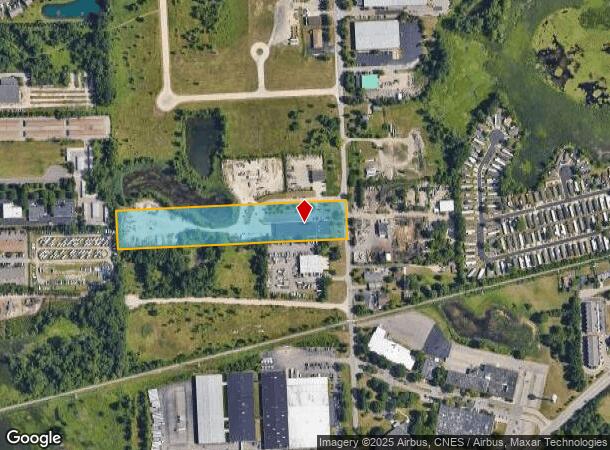  975 Ladd Rd, Walled Lake, MI Parcel Map