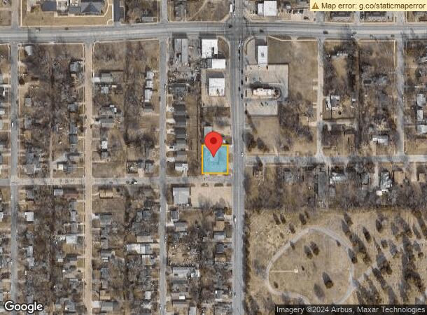  1305 N Hillside St, Wichita, KS Parcel Map