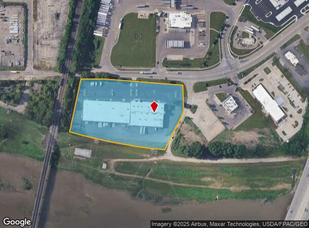  2300 S Edwin C Moses Blvd, Dayton, OH Parcel Map