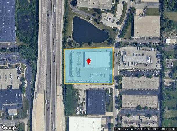 40 S Mitchell Ct, Addison, IL Parcel Map