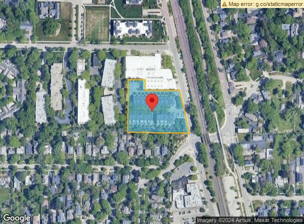  1000-1042 N Western Ave, Lake Forest, IL Parcel Map