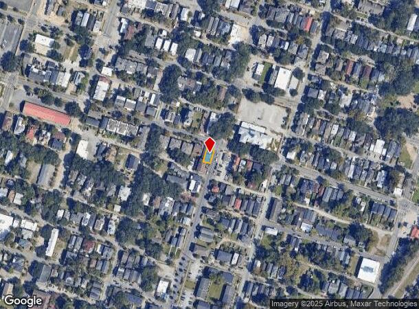  1401 Habersham St, Savannah, GA Parcel Map