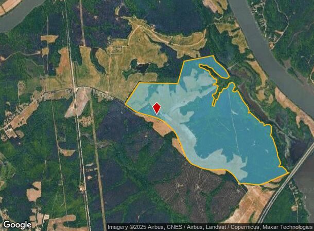  727 Hardage Rd, Bracey, VA Parcel Map