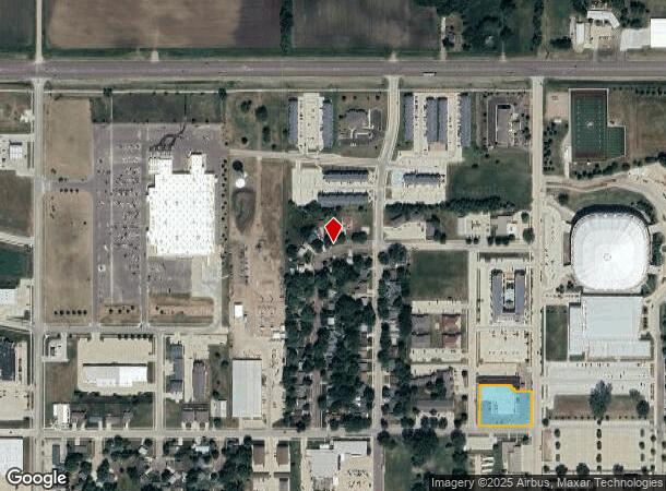 914 N Dakota St, Vermillion, SD Parcel Map