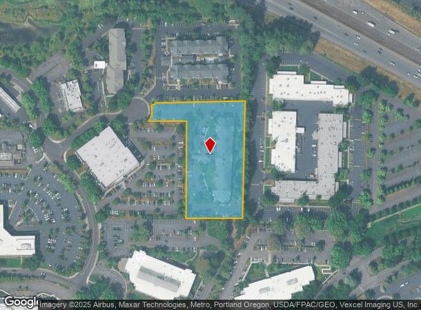  15520 Nw Gateway Ct, Beaverton, OR Parcel Map