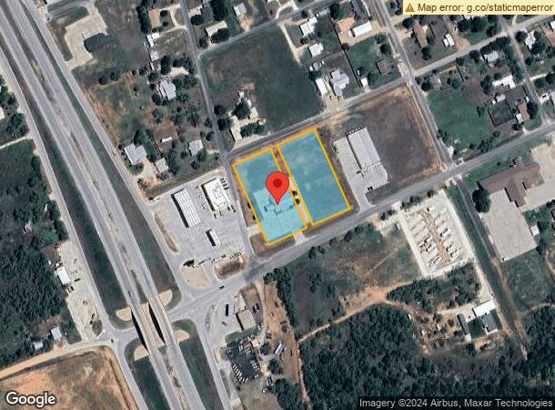  210 Avenue E, Hawley, TX Parcel Map