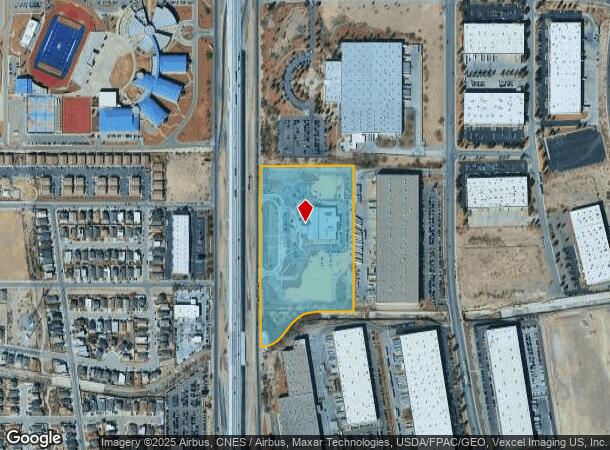 6600 N Desert Blvd, El Paso, TX Parcel Map