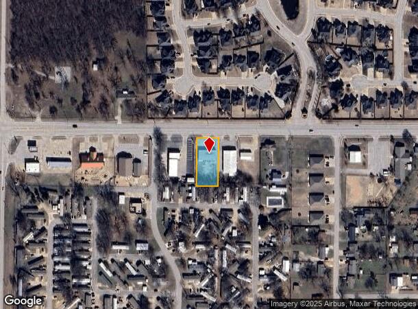  608 W 41St St, Sand Springs, OK Parcel Map