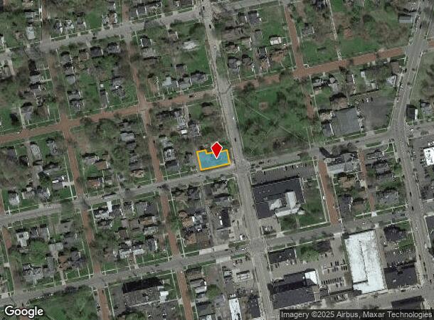 601 Washington St, Jamestown, NY Parcel Map