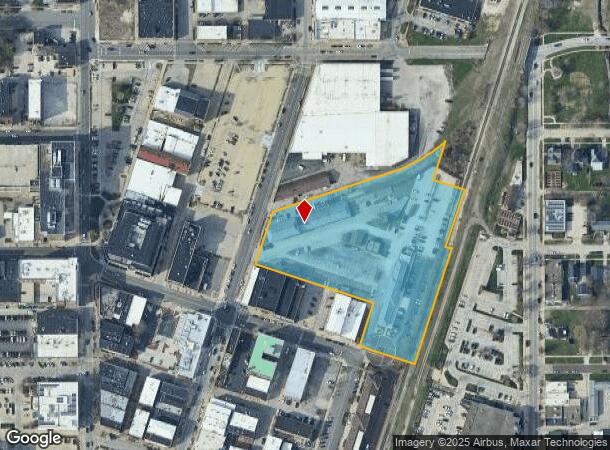  320 N Chestnut St, Champaign, IL Parcel Map