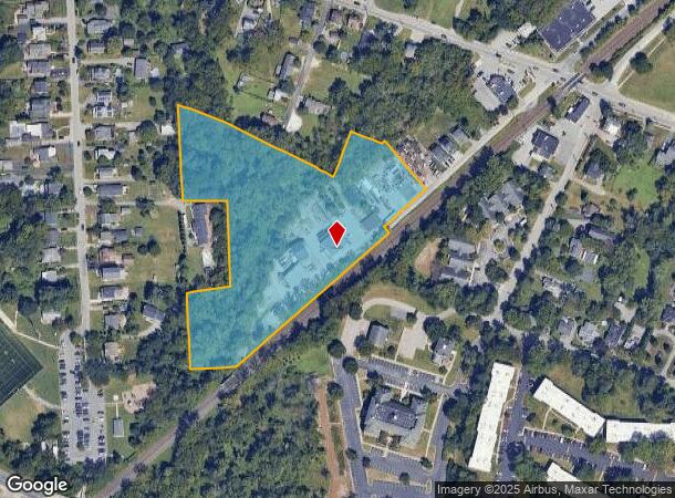 1412 Railroad Ave, Lutherville Timonium, MD Parcel Map
