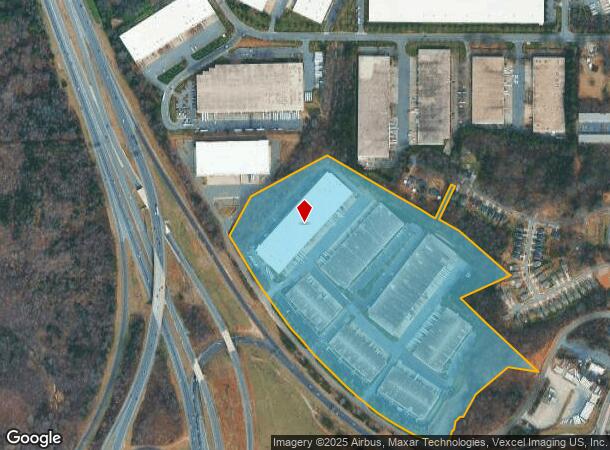 2121 Distribution Center Dr, Charlotte, NC Parcel Map