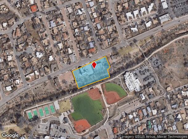  1202 W Alameda St, Santa Fe, NM Parcel Map