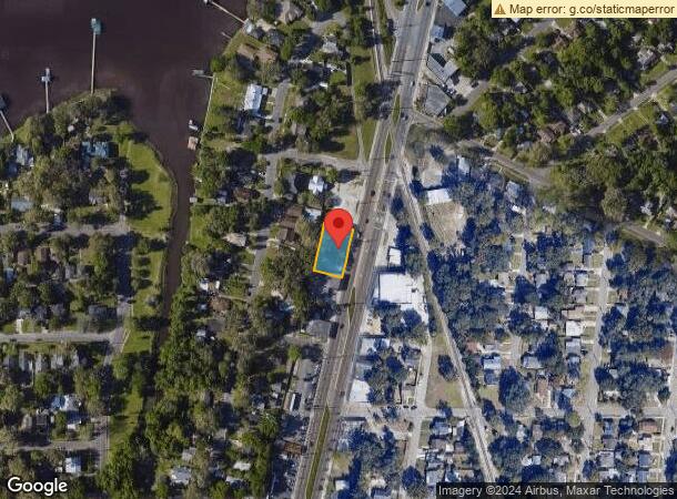  7636 N Main St, Jacksonville, FL Parcel Map