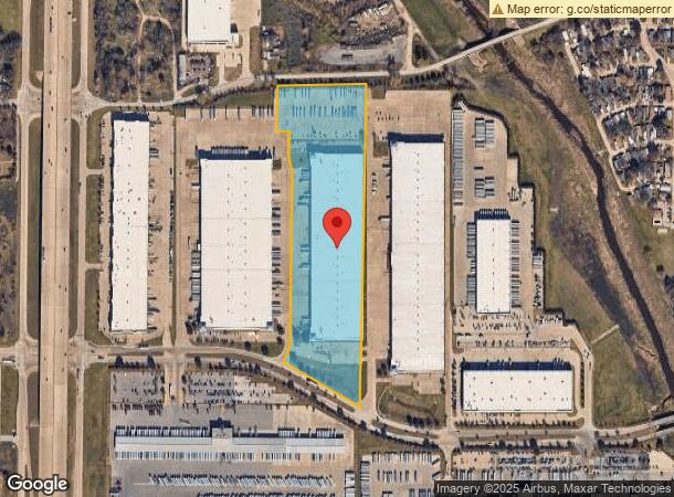  510 W Trinity Blvd, Grand Prairie, TX Parcel Map