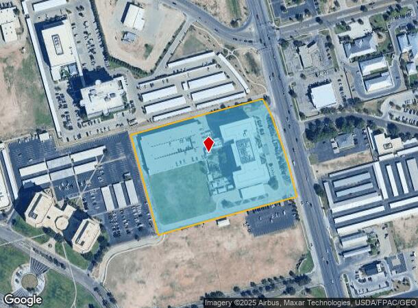  3617 N Big Spring St, Midland, TX Parcel Map