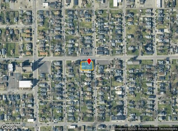  2202 Huron St, South Bend, IN Parcel Map