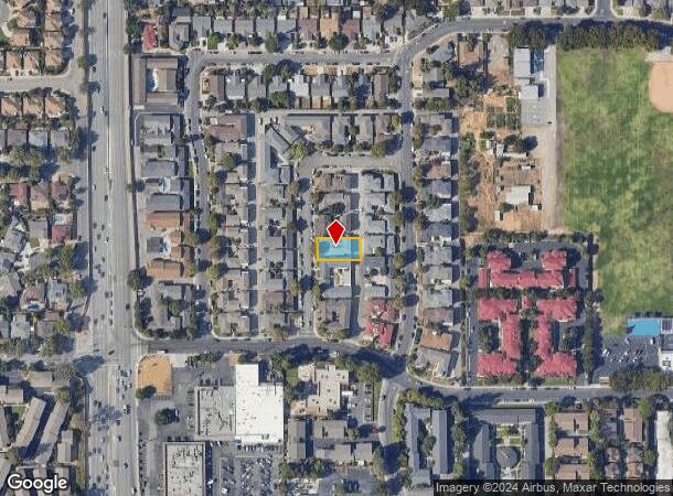  873 Gallatin Dr, Santa Clara, CA Parcel Map