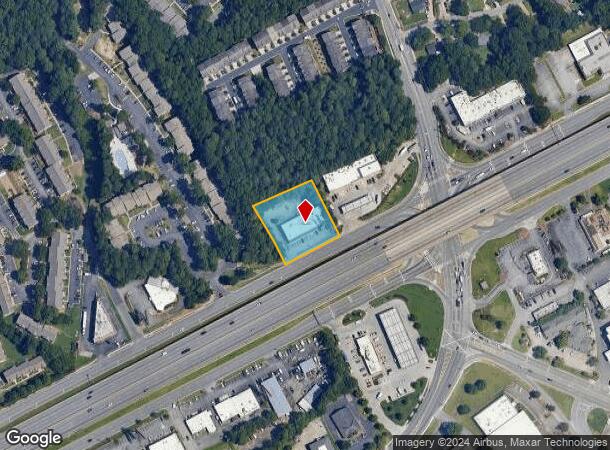  6890 Peachtree Industrial Blvd, Atlanta, GA Parcel Map