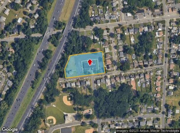 220 Temple Way, Colonia, NJ Parcel Map