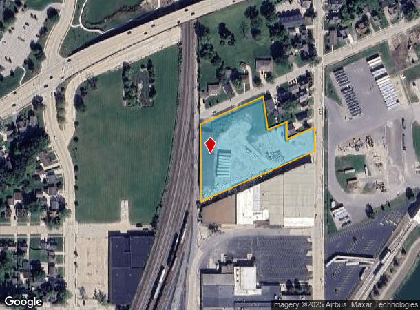  215 Jackson St, Oshkosh, WI Parcel Map