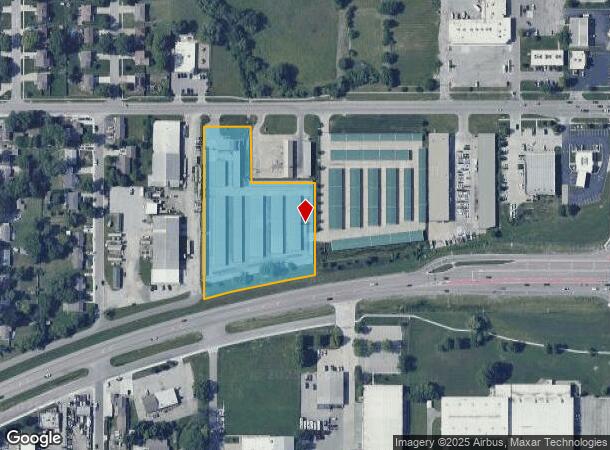 1285 W Dennis Ave, Olathe, KS Parcel Map