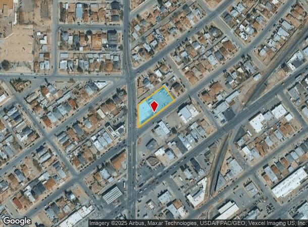  2001 Grant Ave, El Paso, TX Parcel Map