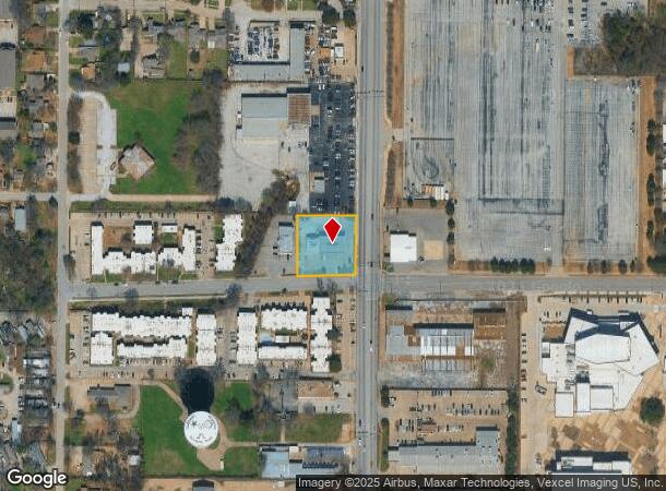  500 N Collins St, Arlington, TX Parcel Map