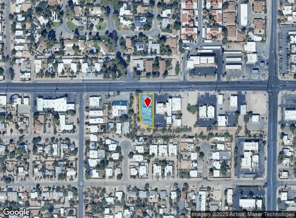  2828 E Fort Lowell Rd, Tucson, AZ Parcel Map