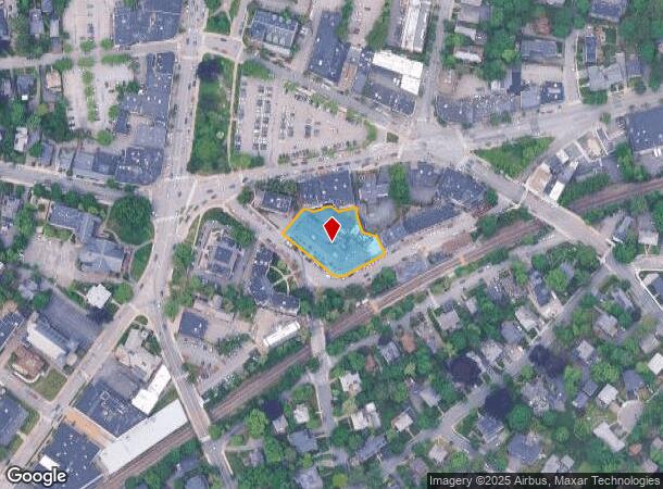  93 Union St, Newton Center, MA Parcel Map