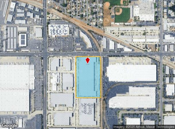 210 E Lambert Rd, Fullerton, CA Parcel Map