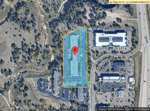  7222 Commerce Center Dr, Colorado Springs, CO Parcel Map