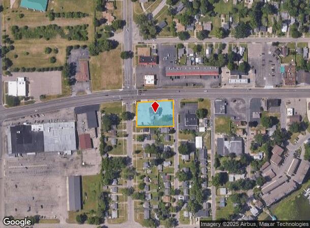  595 Columbia Ave W, Battle Creek, MI Parcel Map