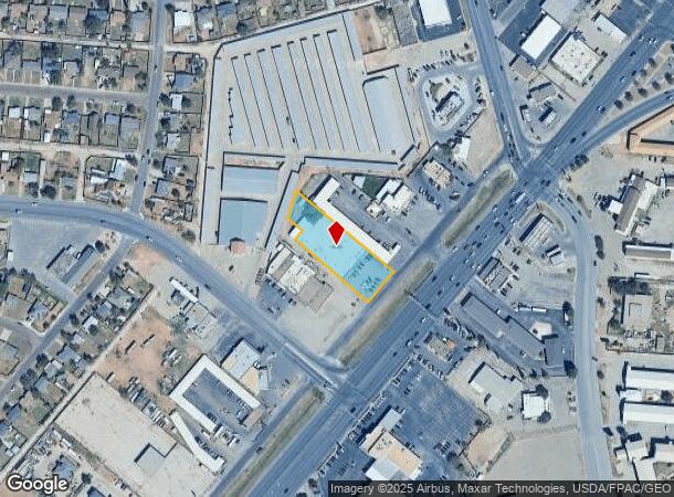  3712 W Wall St, Midland, TX Parcel Map