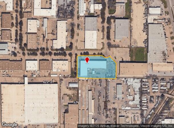  10419 Olympic Dr, Dallas, TX Parcel Map